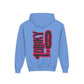 Driky 1 point 0 Bro - Rose Blood - (Back Print) Youth Heavy Blend Hoodie