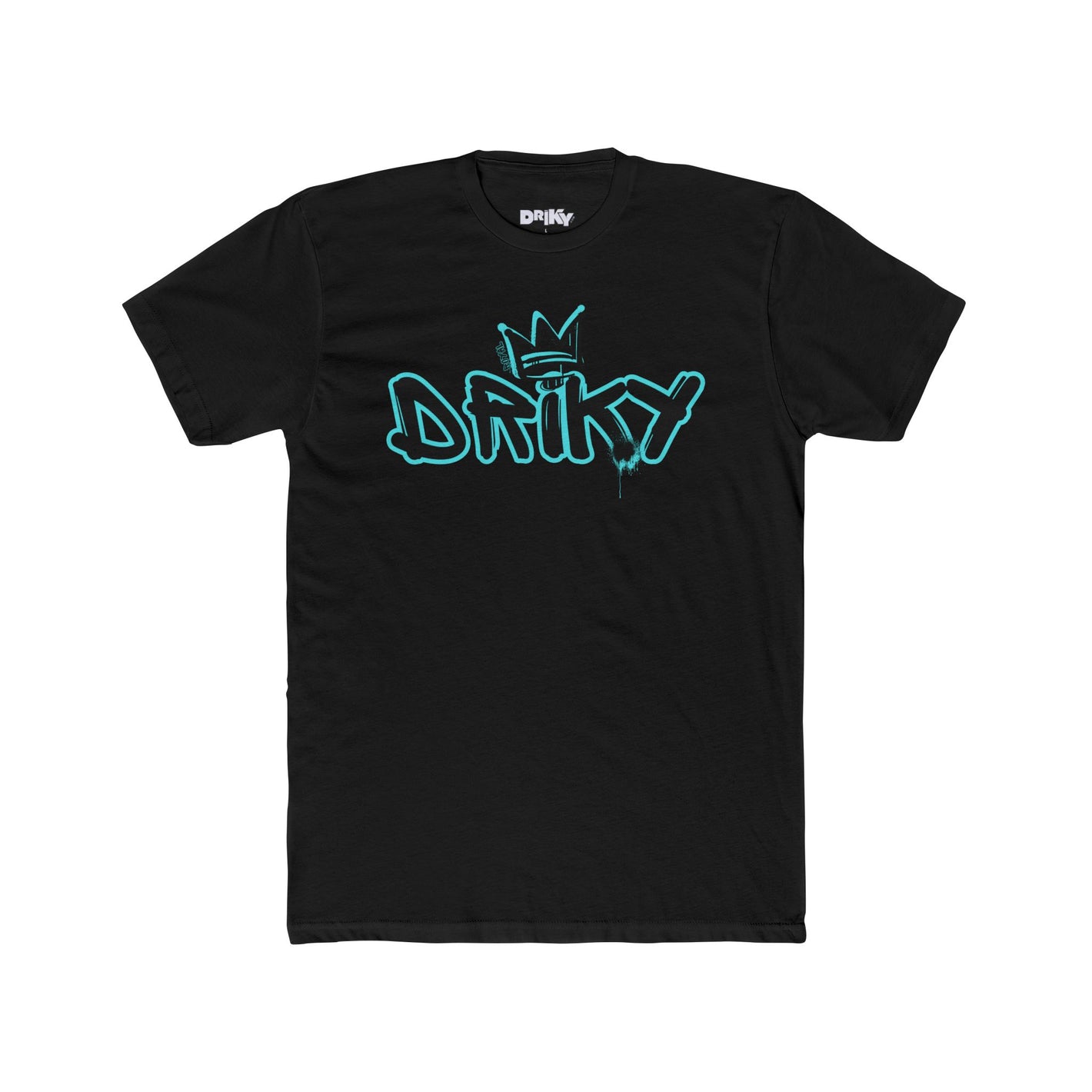Driky Roy-al - Blue Brain Cotton Crew Tee