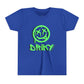 Youth Driky Die Happy - Green Monkey Short Sleeve Tee