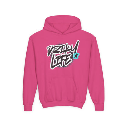 Driky Life - Blue Brain - Youth Heavy Blend Hoodie