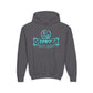 Driky Laugh at the World - Blue Brain - Youth Heavy Blend Hoodie