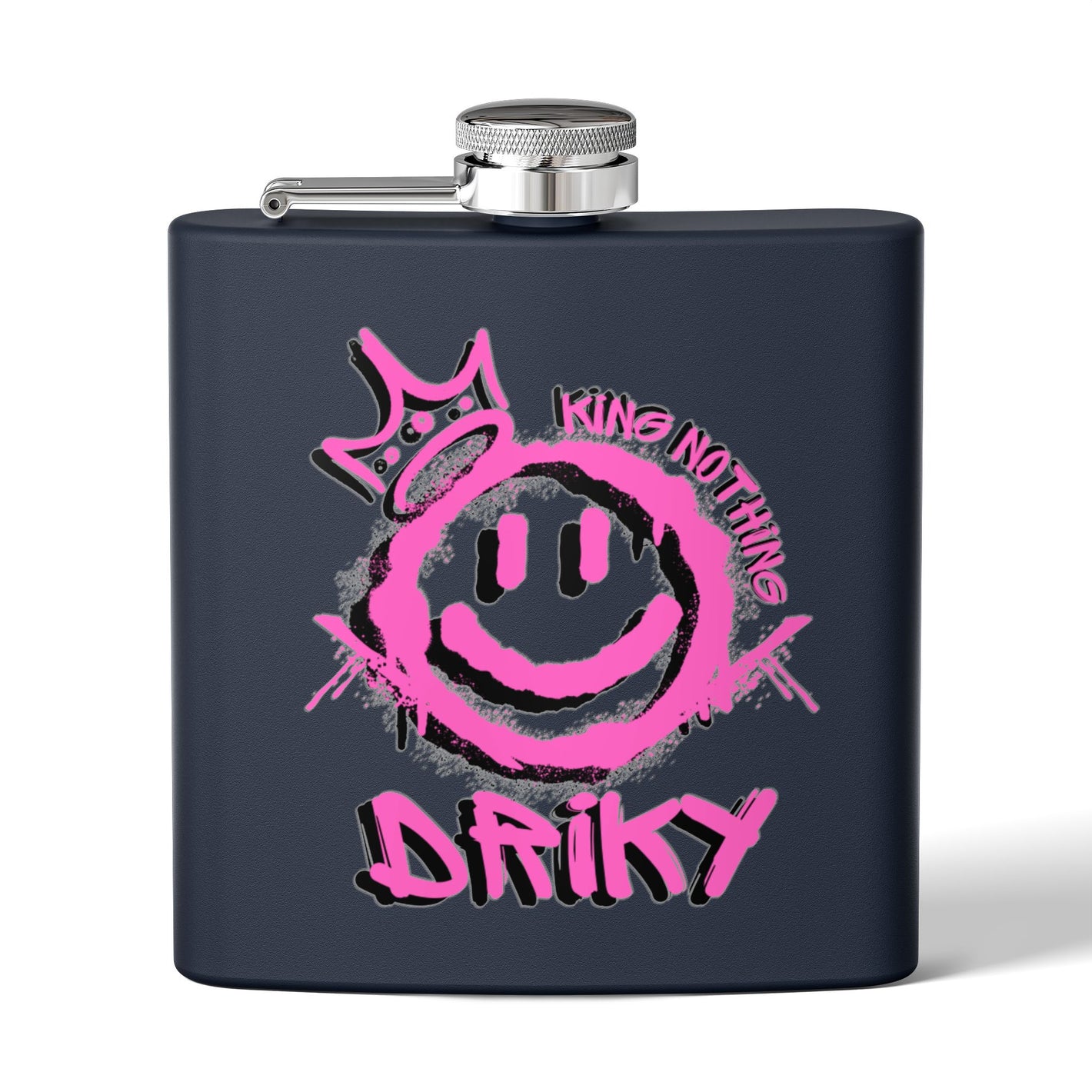 Driky King Nothing Stainless Steel Flask - 6oz