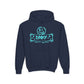 Driky Laugh at the World - Blue Brain - Youth Heavy Blend Hoodie