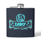Driky Laugh at the World Stainless Steel Flask - 6oz