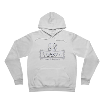 Driky Laugh at the World - White Night Fleece Pullover Hoodie
