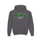 Driky ESTD Wear - Green Monkey - Youth Heavy Blend Hoodie