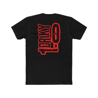 Driky 1 point 0 Bro - Rose Blood - Back Print Cotton Crew Tee