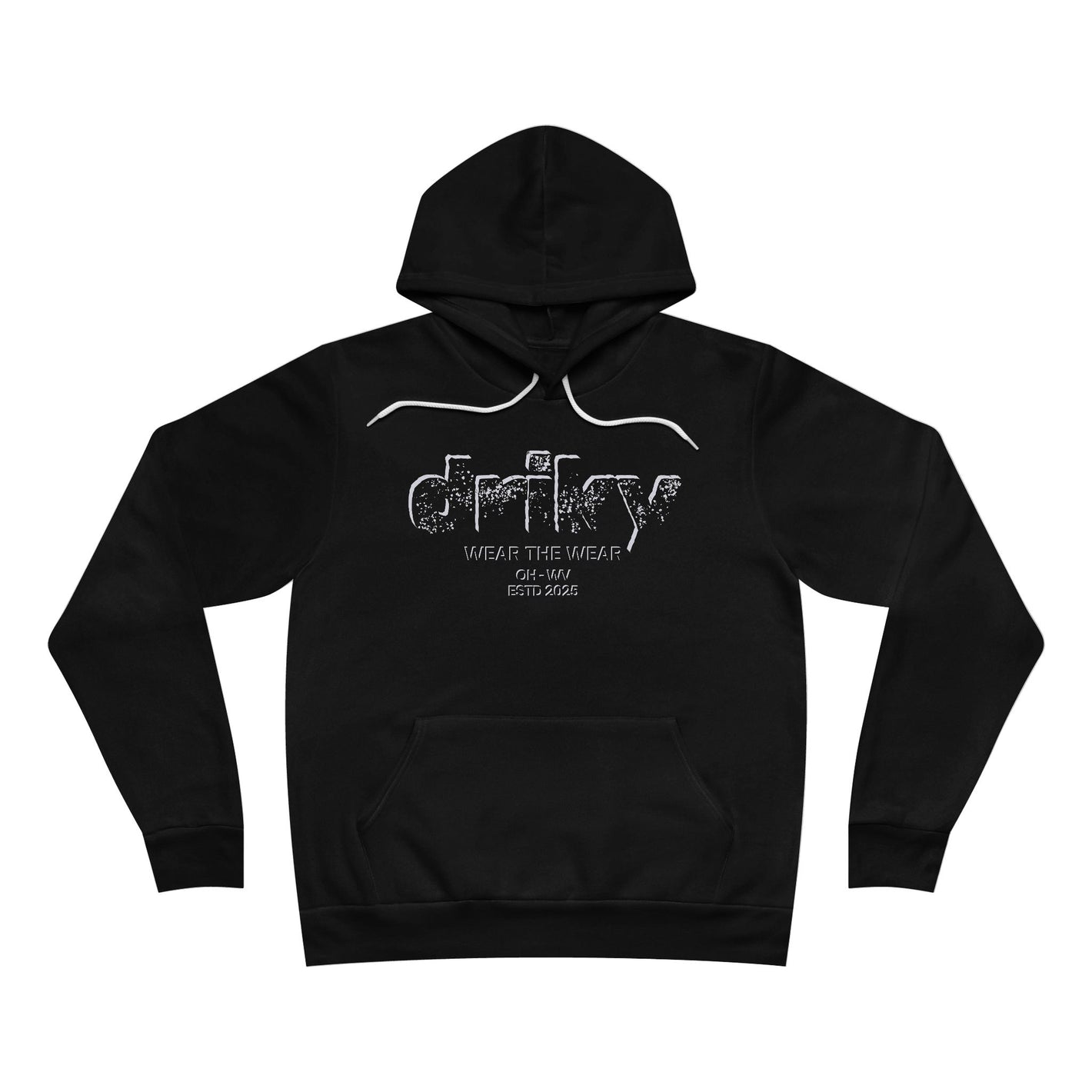 Driky Wear ESTD - Blackout Fleece Pullover Hoodie