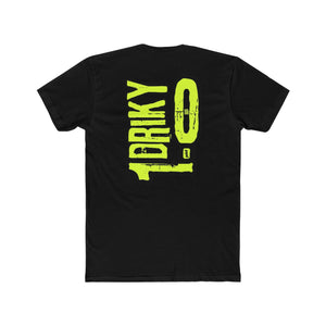 Driky 1 point 0 Bro - Banana Sunshine - Back Print Cotton Crew Tee