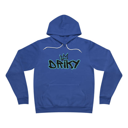 Driky Roy-al - Blue Brain Fleece Pullover Hoodie