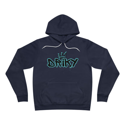 Driky Roy-al - Blue Brain Fleece Pullover Hoodie