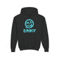 Driky Die Happy -  Blue Brain - Youth Heavy Blend Hoodie