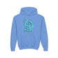 Driky King Nothing - Blue Brain - Youth Heavy Blend Hoodie