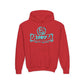Driky Laugh at the World - Blue Brain - Youth Heavy Blend Hoodie