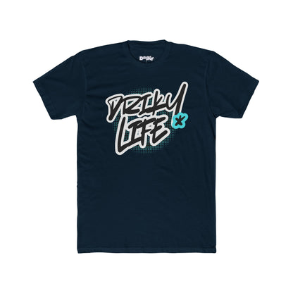 Driky Life - Blue Brain Cotton Crew Tee