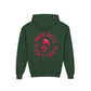 Drikyz Good Guys Finish Last - Rose Blood - (Back Print) Youth Heavy Blend Hoodie
