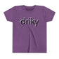 Youth Little Driky - Blackout Short Sleeve Tee