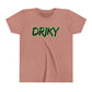 Youth Driky Rough Ryder - Green Monkey Short Sleeve Tee