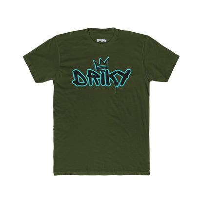Driky Roy-al - Blue Brain Cotton Crew Tee