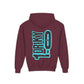 Youth Driky 1 point 0 Bro - Blue Brain Backprint - Heavy Blend Hoodie 16 Colors