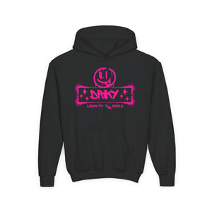 Driky Laugh at the World - Pinkerton - Youth Heavy Blend Hoodie