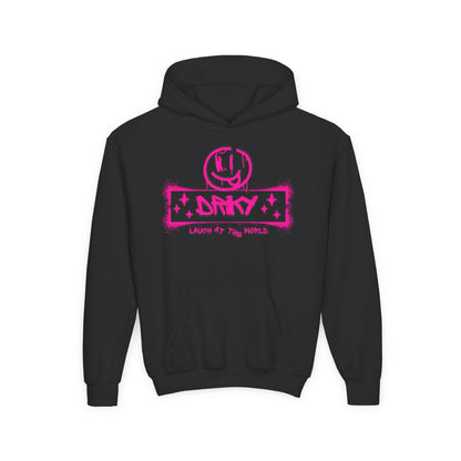 Driky Laugh at the World - Pinkerton - Youth Heavy Blend Hoodie