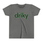 Youth Little Driky - Green Monkey Short Sleeve Tee