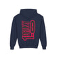 Youth Driky 1 point 0 Bro - Rose Blood Backprint - Heavy Blend Hoodie 16 Colors