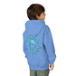 Drikyz Good Guys Finish Last - Blue Brain - (Back Print) Youth Heavy Blend Hoodie