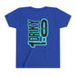 Youth Driky 1 point 0 Bro - - Blue Brain Back Print Short Sleeve Tee