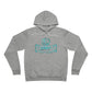 Driky Laugh at the World - Blue Brain Fleece Pullover Hoodie