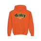 Driky ESTD Wear - Green Monkey - Youth Heavy Blend Hoodie