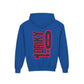 Driky 1 point 0 Bro - Rose Blood - (Back Print) Youth Heavy Blend Hoodie