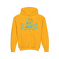 Driky Laugh at the World - Blue Brain - Youth Heavy Blend Hoodie