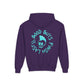 Drikyz Good Guys Finish Last - Blue Brain - (Back Print) Youth Heavy Blend Hoodie