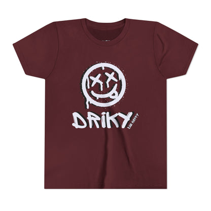 Youth Driky Die Happy - White Night Short Sleeve Tee