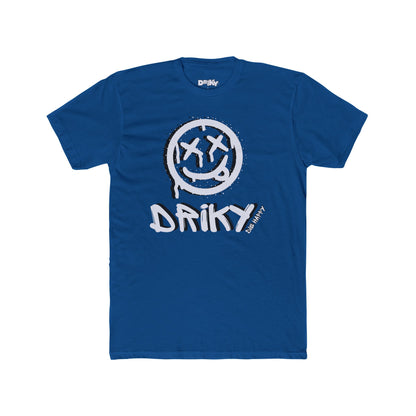 Driky Die Happy - White Night Cotton Crew Tee