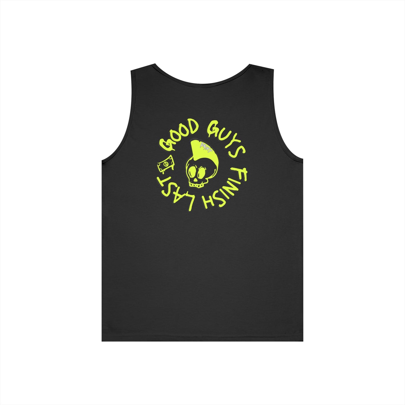 Drikyz Good Guys Finish Last - Banana Sunshine - (Back Print) Tank Top