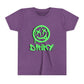 Youth Driky Die Happy - Green Monkey Short Sleeve Tee