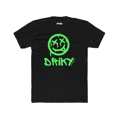 Driky Die Happy - Green Monkey Cotton Crew Tee
