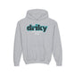 Driky ESTD Wear - Blue Brain - Youth Heavy Blend Hoodie