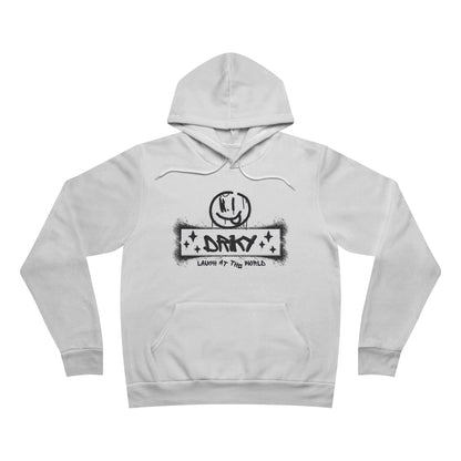 Driky Laugh at the World - Blackout Fleece Pullover Hoodie