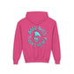 Drikyz Good Guys Finish Last - Blue Brain - (Back Print) Youth Heavy Blend Hoodie