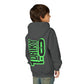 Driky 1 point 0 Bro - Green Monkey - (Back Print) Youth Heavy Blend Hoodie