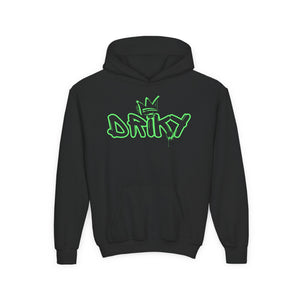 Driky Roy-al - Green Monkey - Youth Heavy Blend Hoodie