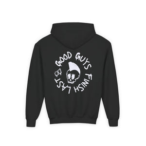 Drikyz Good Guys Finish Last - Simple - (Back Print) Youth Heavy Blend Hoodie