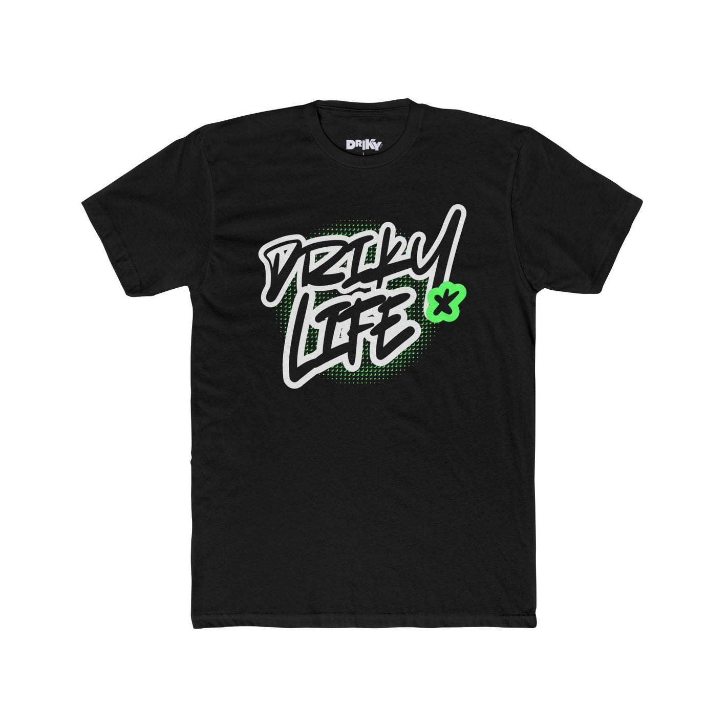Driky Life - Green Monkey Cotton Crew Tee