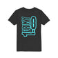 Youth Driky 1 point 0 Bro - - Blue Brain Back Print Short Sleeve Tee