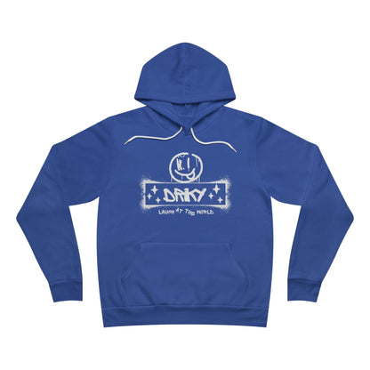 Driky Laugh at the World - Simple Fleece Pullover Hoodie