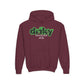 Driky ESTD Wear - Green Monkey - Youth Heavy Blend Hoodie